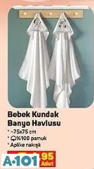BEBEK KUNDAK BANYO HAVLUSU
